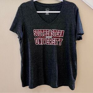Gray Gildan Southeastern University Mom T-Shirt XXL